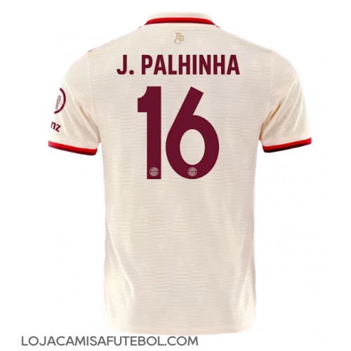 Camisa de Futebol Bayern Munich Joao Palhinha #16 Equipamento Alternativo 2024-25 Manga Curta